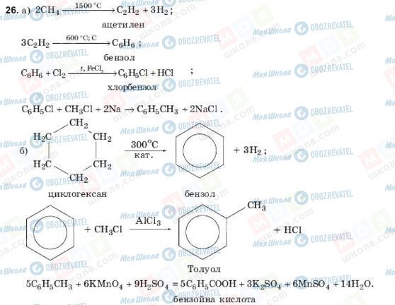 ГДЗ Химия 10 класс страница 26