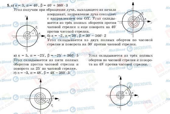 ГДЗ Алгебра 10 клас сторінка 5