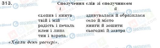 ГДЗ Укр мова 7 класс страница 313