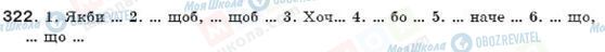 ГДЗ Укр мова 7 класс страница 322
