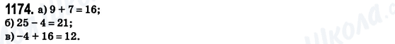 ГДЗ Математика 6 клас сторінка 1174
