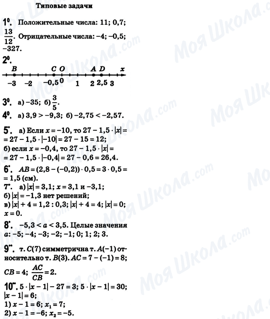 ГДЗ Математика 6 клас сторінка Типовые задачи 