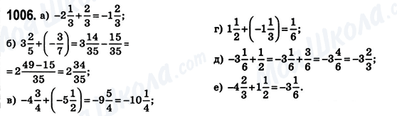 ГДЗ Математика 6 класс страница 1006