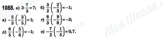 ГДЗ Математика 6 класс страница 1088