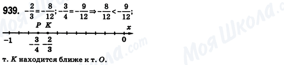 ГДЗ Математика 6 класс страница 939