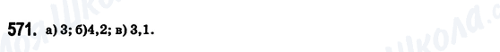 ГДЗ Математика 6 клас сторінка 571
