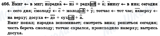 ГДЗ Російська мова 7 клас сторінка 466