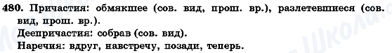 ГДЗ Русский язык 7 класс страница 480