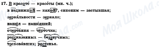 ГДЗ Русский язык 7 класс страница 17
