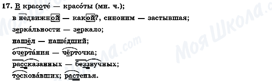 ГДЗ Російська мова 7 клас сторінка 17