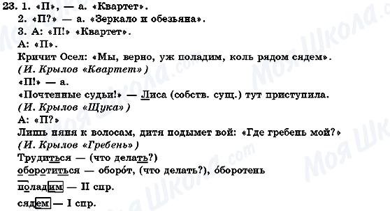 ГДЗ Русский язык 7 класс страница 23