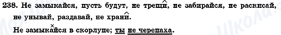 ГДЗ Російська мова 7 клас сторінка 238