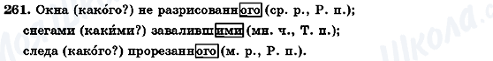 ГДЗ Російська мова 7 клас сторінка 261