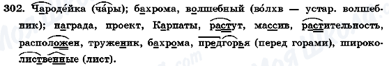 ГДЗ Російська мова 7 клас сторінка 302
