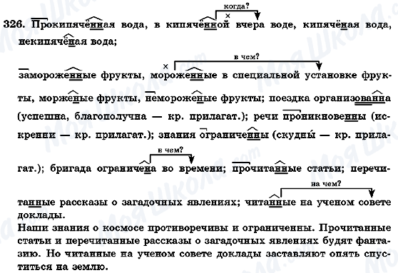 ГДЗ Русский язык 7 класс страница 326