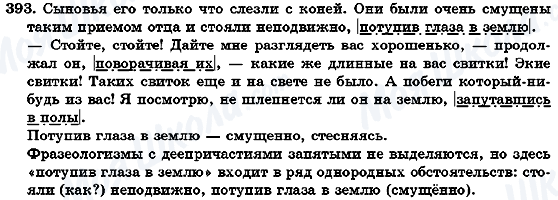 ГДЗ Російська мова 7 клас сторінка 393