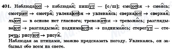 ГДЗ Російська мова 7 клас сторінка 401