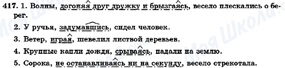 ГДЗ Російська мова 7 клас сторінка 417