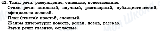 ГДЗ Російська мова 7 клас сторінка 42