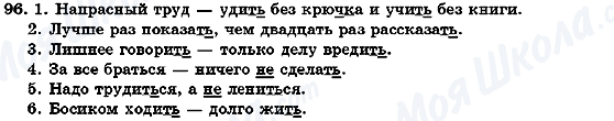 ГДЗ Російська мова 7 клас сторінка 96