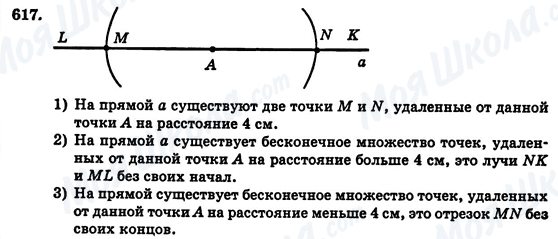 ГДЗ Геометрія 7 клас сторінка 617