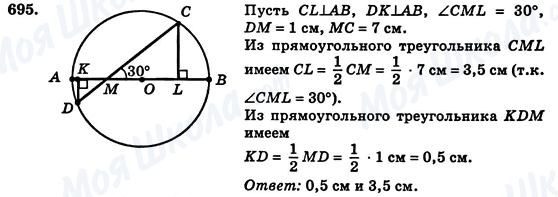 ГДЗ Геометрия 7 класс страница 695