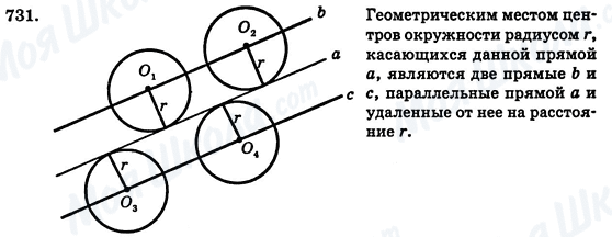 ГДЗ Геометрія 7 клас сторінка 731