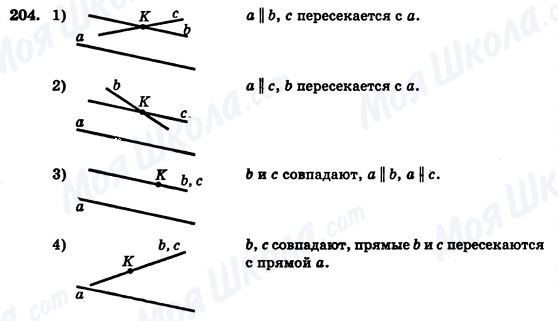 ГДЗ Геометрія 7 клас сторінка 204