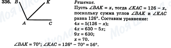 ГДЗ Геометрія 7 клас сторінка 336