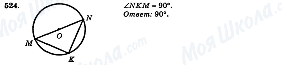 ГДЗ Геометрія 7 клас сторінка 524