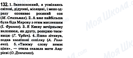 ГДЗ Українська мова 6 клас сторінка 132