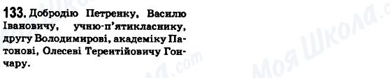 ГДЗ Українська мова 6 клас сторінка 133
