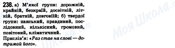 ГДЗ Українська мова 6 клас сторінка 238