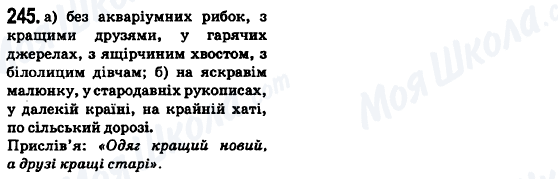 ГДЗ Українська мова 6 клас сторінка 245