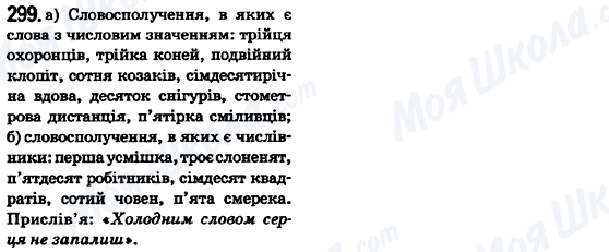 ГДЗ Українська мова 6 клас сторінка 299