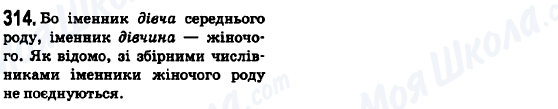 ГДЗ Українська мова 6 клас сторінка 314