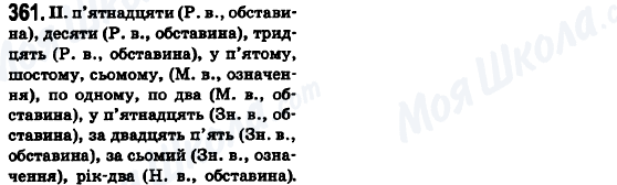 ГДЗ Українська мова 6 клас сторінка 361