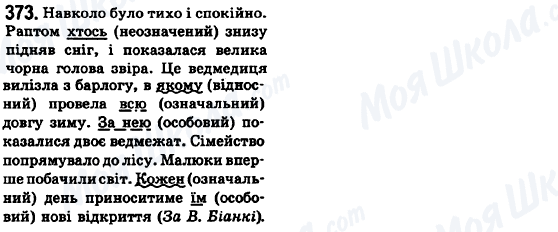 ГДЗ Укр мова 6 класс страница 373