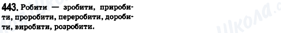 ГДЗ Українська мова 6 клас сторінка 443