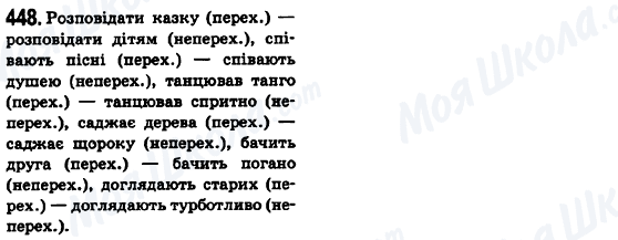 ГДЗ Українська мова 6 клас сторінка 448