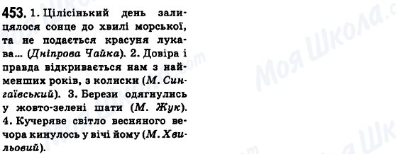 ГДЗ Українська мова 6 клас сторінка 453