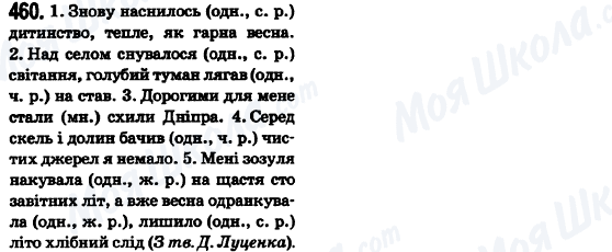 ГДЗ Укр мова 6 класс страница 460