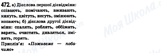 ГДЗ Українська мова 6 клас сторінка 472