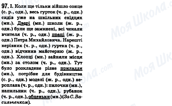 ГДЗ Українська мова 6 клас сторінка 97