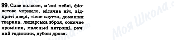 ГДЗ Українська мова 6 клас сторінка 99