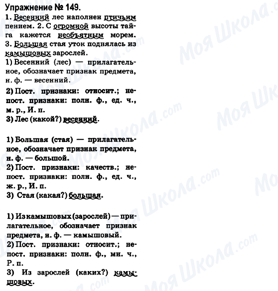 ГДЗ Російська мова 6 клас сторінка 149