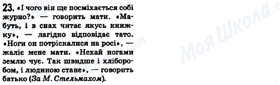 ГДЗ Українська мова 6 клас сторінка 23