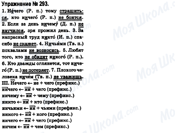 ГДЗ Російська мова 6 клас сторінка 293