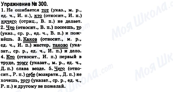 ГДЗ Російська мова 6 клас сторінка 300