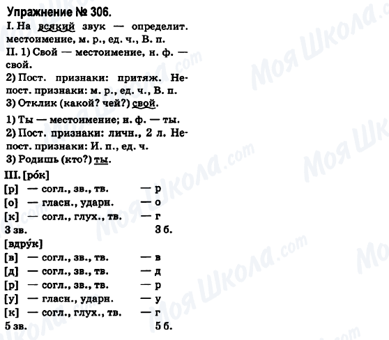 ГДЗ Русский язык 6 класс страница 306